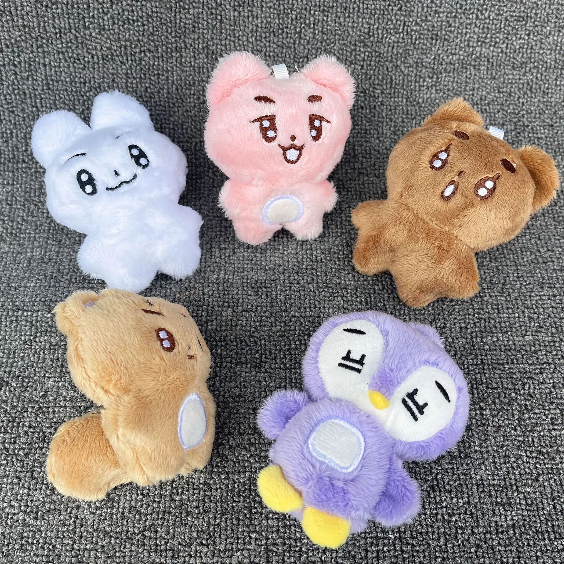 Kpop Famous Idol Group Plush Doll TXT Tomorrow X Together YEONJUN SOOBIN BEOMGYU TAEHYUN HUENINGKAI Backpack Pendant Key Chain