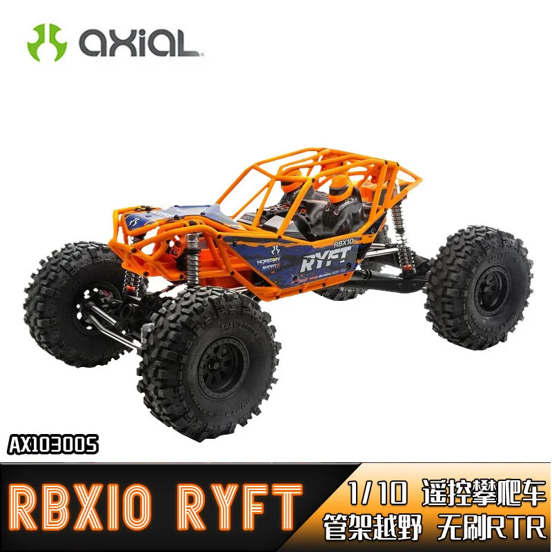 

AXIAL 03005 1:10 RC Car Remote Control Crawler RBX10 RYFT 4WD Brushless RTR Skeleton Pipe Rack Off-Road Vehicle Climbing Car