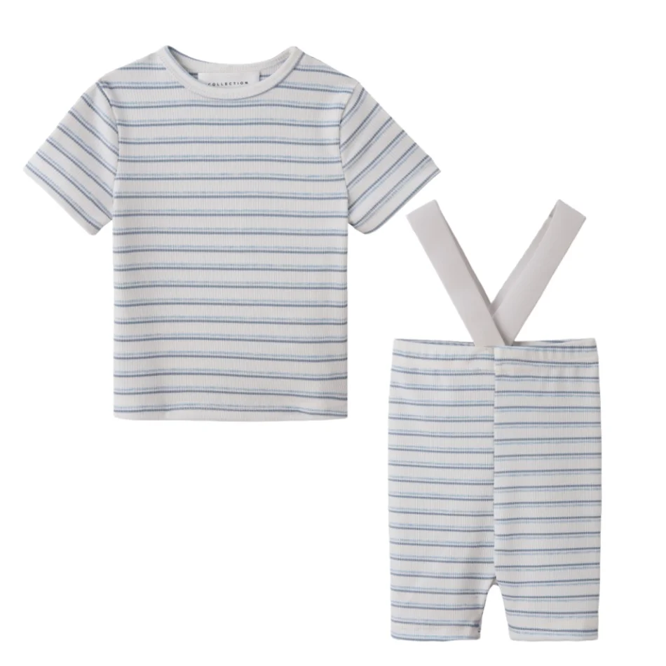 Print Lemon Collection – Blue Stripe Set