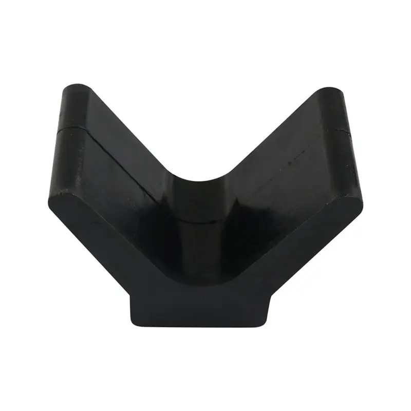 Efficientt-4X V-Style Boat Trailer Bow Stop Block Trailer Rubber Bow Stop Non Marking Mounting Hole 2 Inch Width 4 Inch V-Span