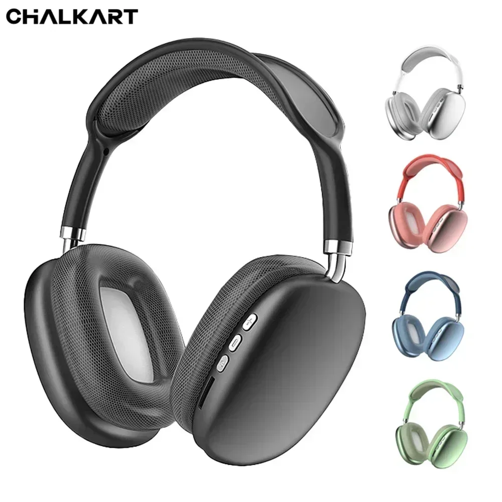 New P9MAX Wireless Bluetooth Headset Headworn Noise Reduction Sports Bluetooth Headphone earphones Earbuds For iphone