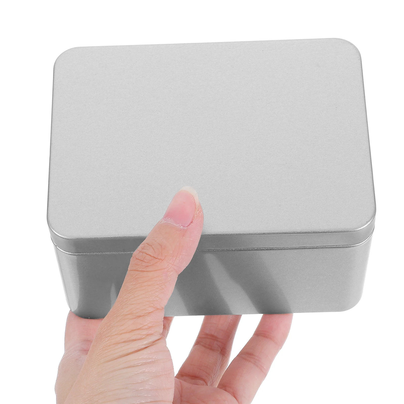 

Multipurpose Large Tinplate Storage Box Portable Organizer for Sewing Tools Photo Holder Small Case Office Storage