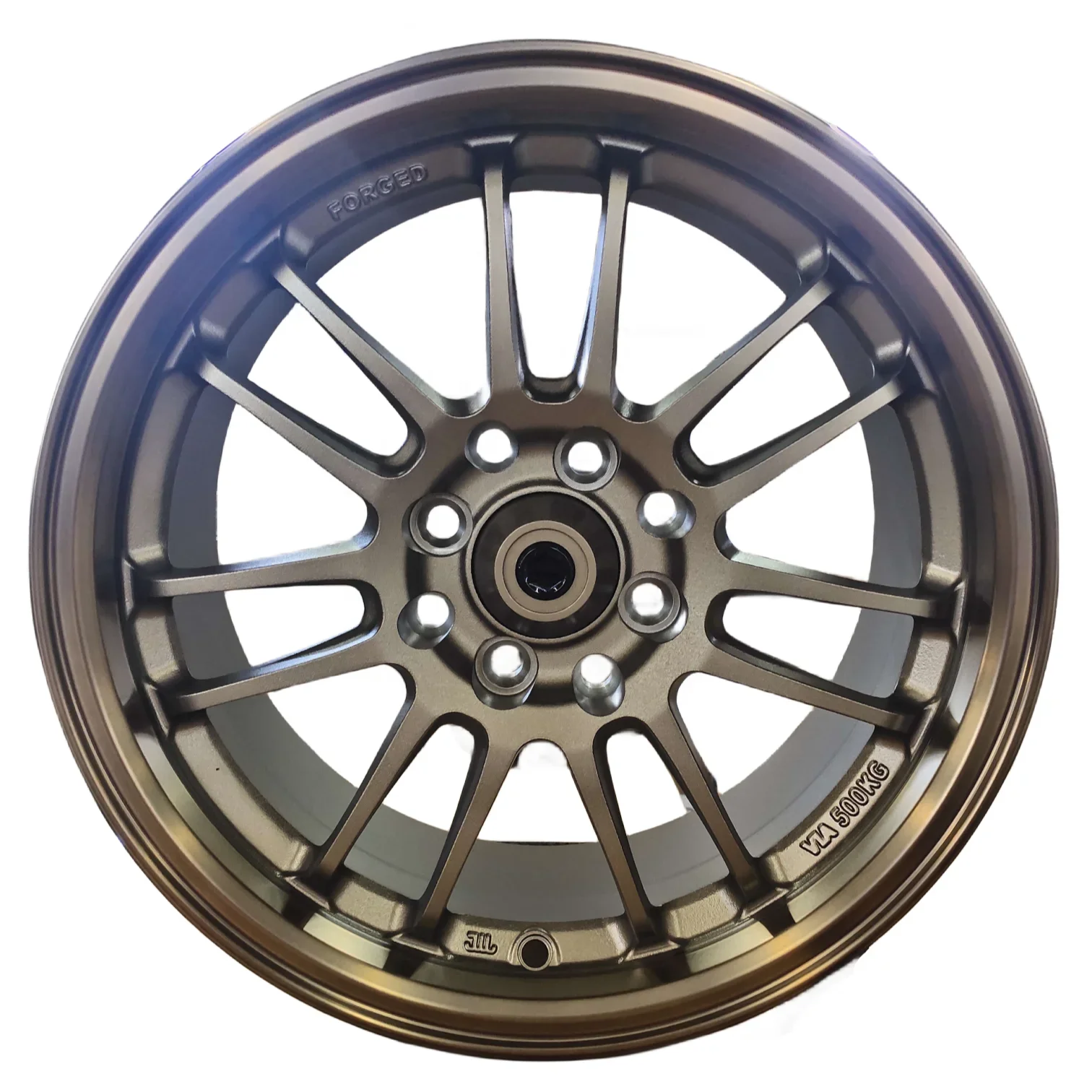 alloy wheel 8 holes 8X100/114.3 bronze front and rear tyres 15x7 high quality fit for passenger car wheels