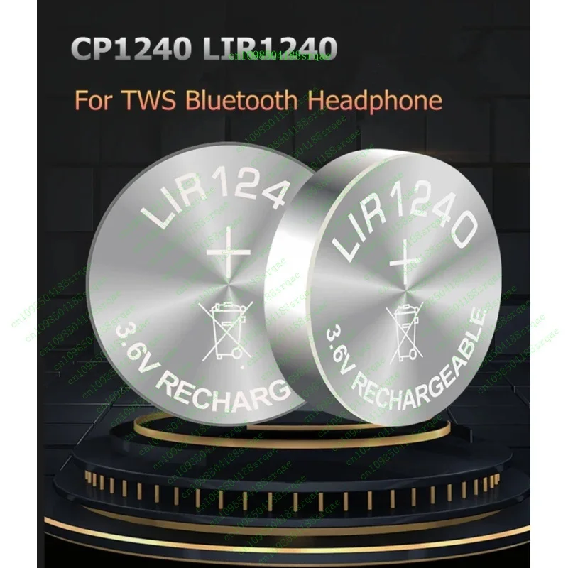 1-4pcs cp1240 lir1240 55mAh battery for WF-LS900N ls900b TWS wireless earphoneClippers