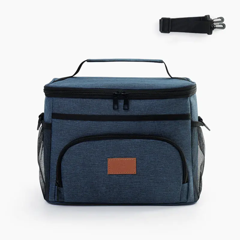 Großer Auslaufsicherer Lunch-Rucksack Thermische Große Picknick-Kühltasche und Warmhaltetasche Outdoor-Aufbewahrungstasche mit Schultergurt – Detail 11