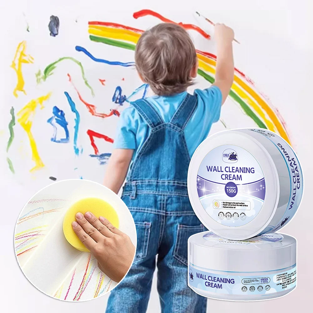 Crema limpiadora de grafitis de pared multiusos, potente y sin esfuerzo, crema reparadora de grafitis de tinta para interiores y exteriores