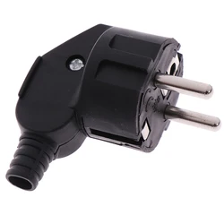 Eu AC Power Adapter Socket 16A 250V Connector Cable Electrical Plug White Black Male Converter Adaptor Detachable Plug