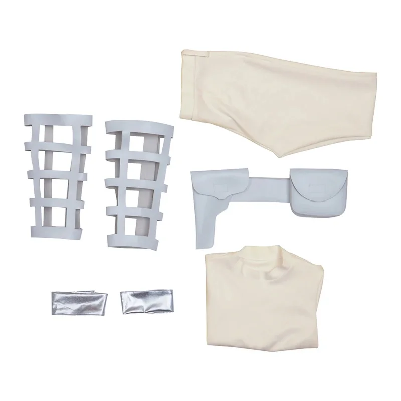 2025 New Padme Amidala Cosplay Costume Women White Tops Pant Suit Classic Princess Leia Halloween Carnival Party Role Play Outfi