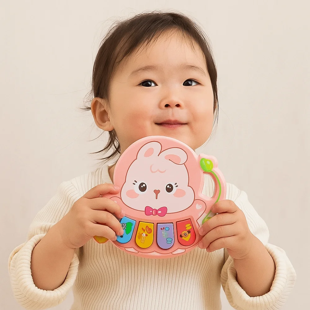 Creativo multifunzione apprendimento musicale per bambini pianoforte educativo interattivo apprendimento musicale giocattolo cartone animato strumento musicale per bambini