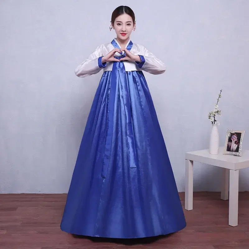 Women Hanbok Dress Korean 10Colors Fashion Ancient Costumes Traditional Party Asian Palace Cosplay Performance Clothing