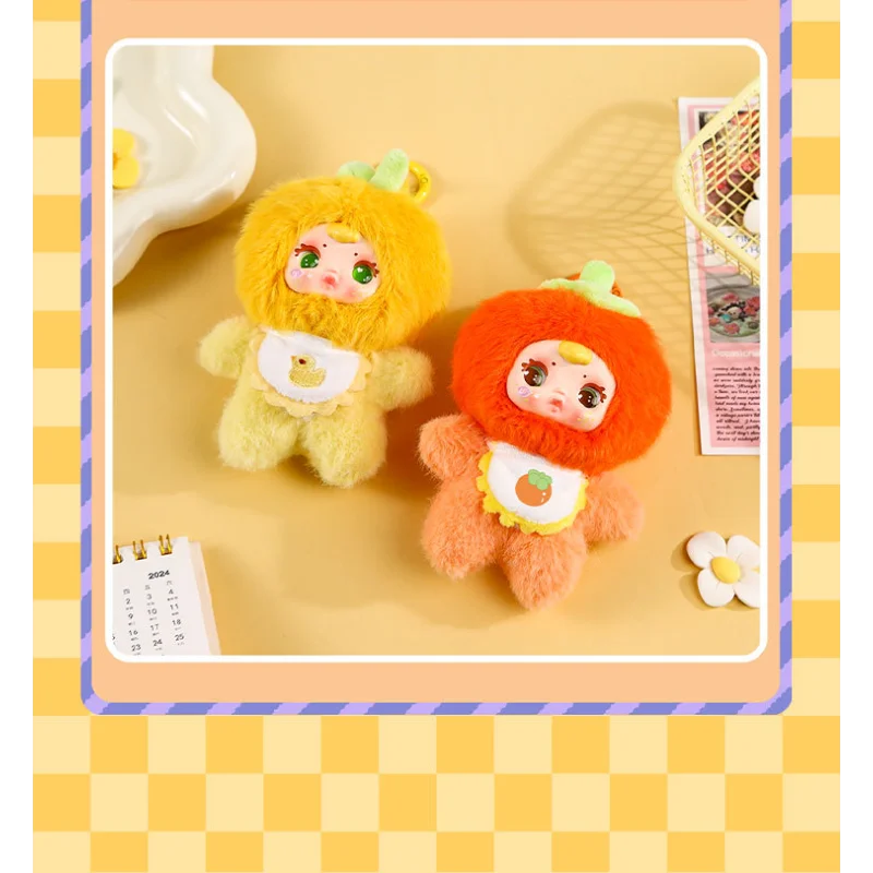 

MM toffee plush doll, cartoon creative colorful fruit plush blind box fun cute desktop ornament gift