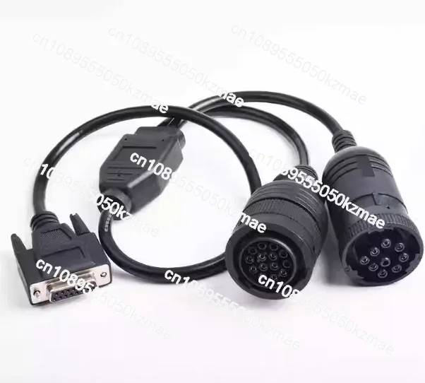 Diagnostic adapter cable, replacement of 317-7485 and 457-6114, 9-pin to 14-pin shunt for CAT ET3/ET-III communication tool