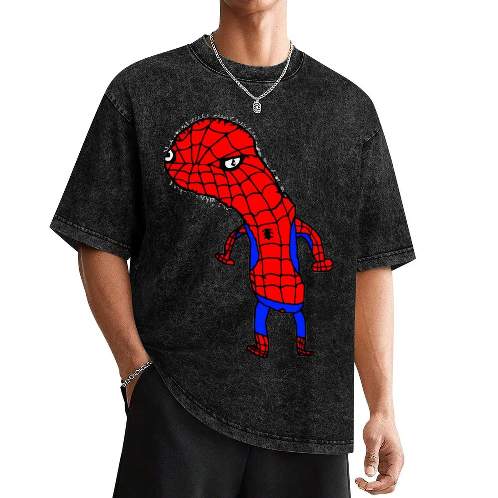 

Spoderman Meme T-Shirt animal prinfor boys designer shirts mens graphic t-shirts big and tall