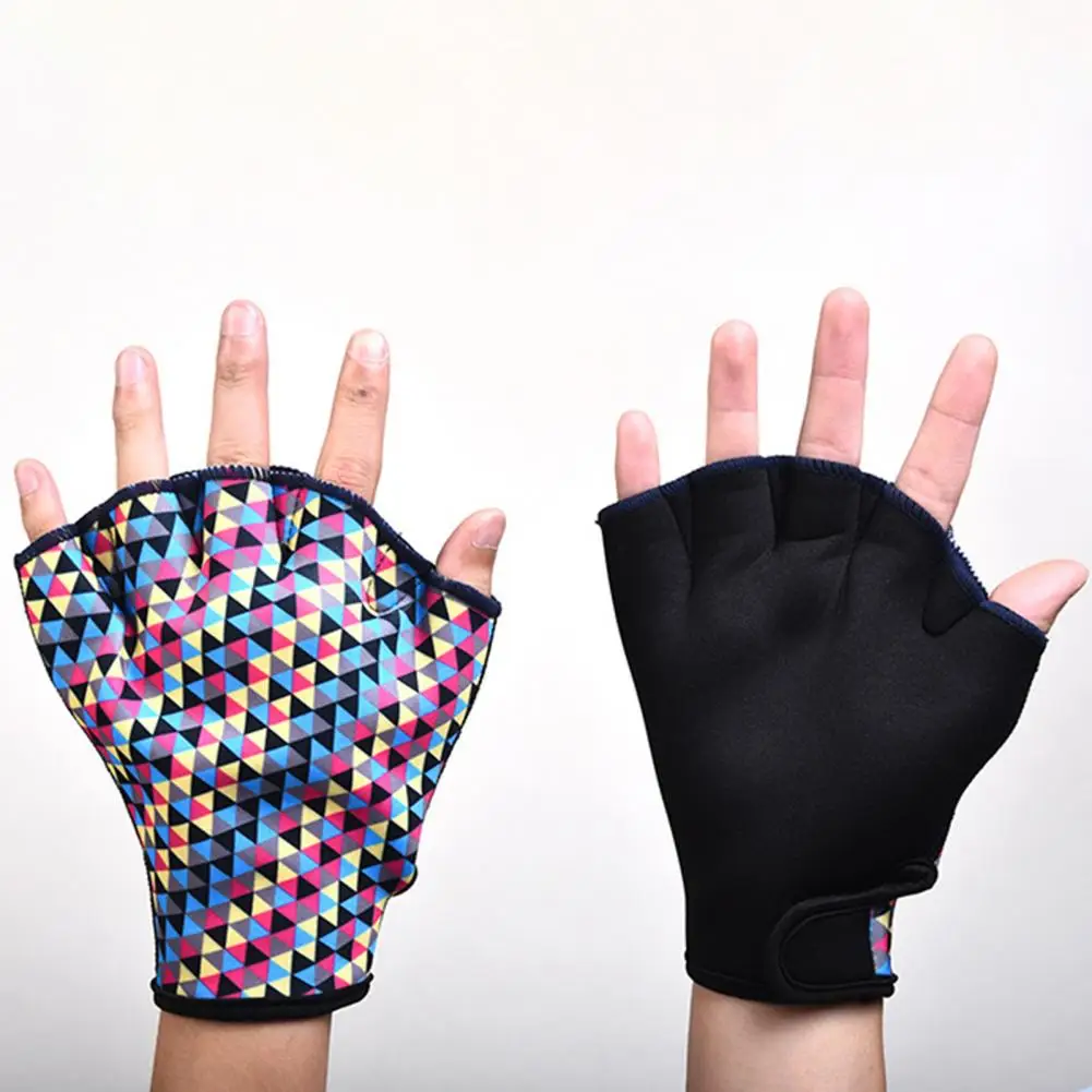 Swimmer Gloves Fitness Swimming Training Gloves for Men Women Water Resistance Hand Fins Paddles for Diving for Performance