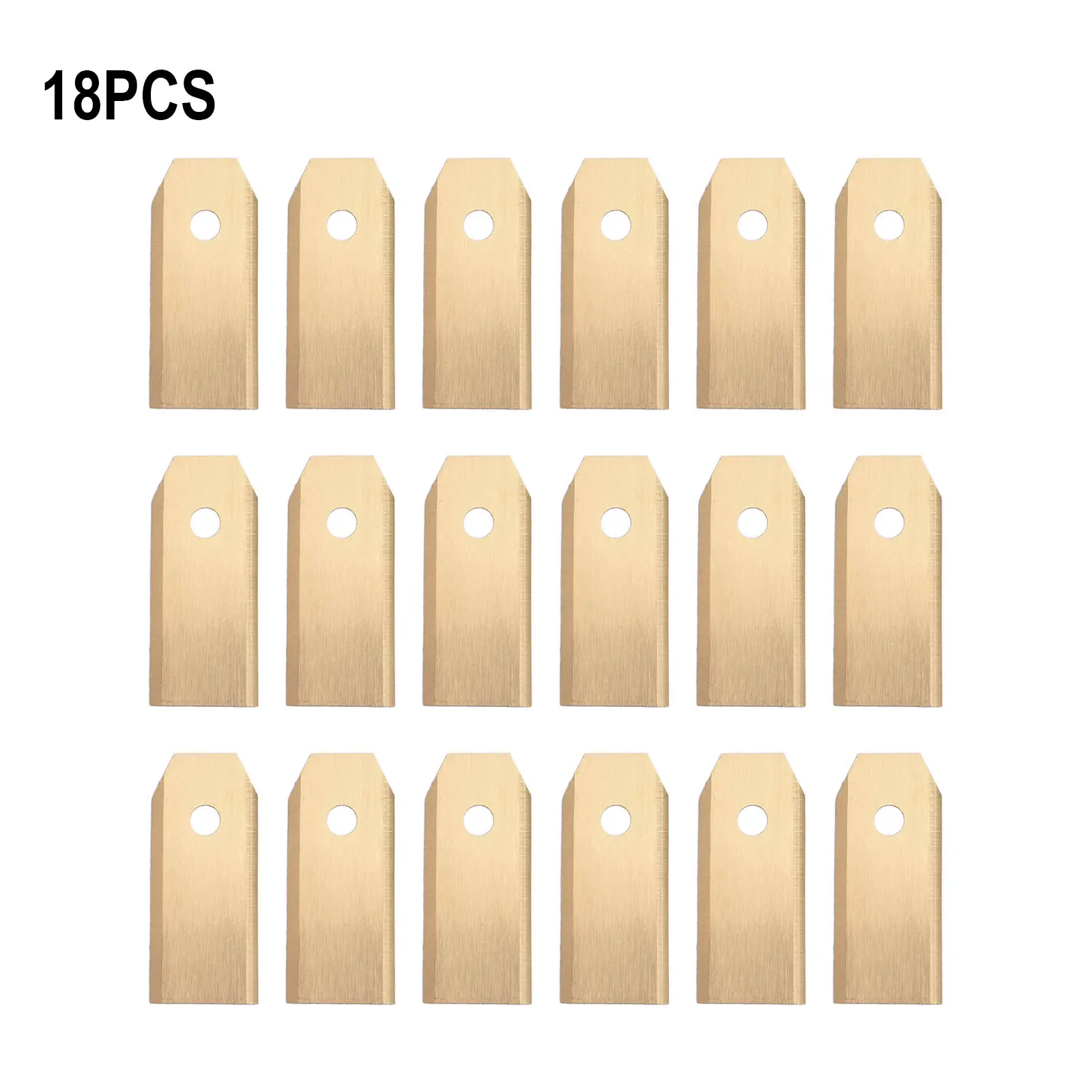 Long Lasting and Efficient 43mm Replacement Blade for Robotic Lawnmower Stainless Steel with Titanium Coating