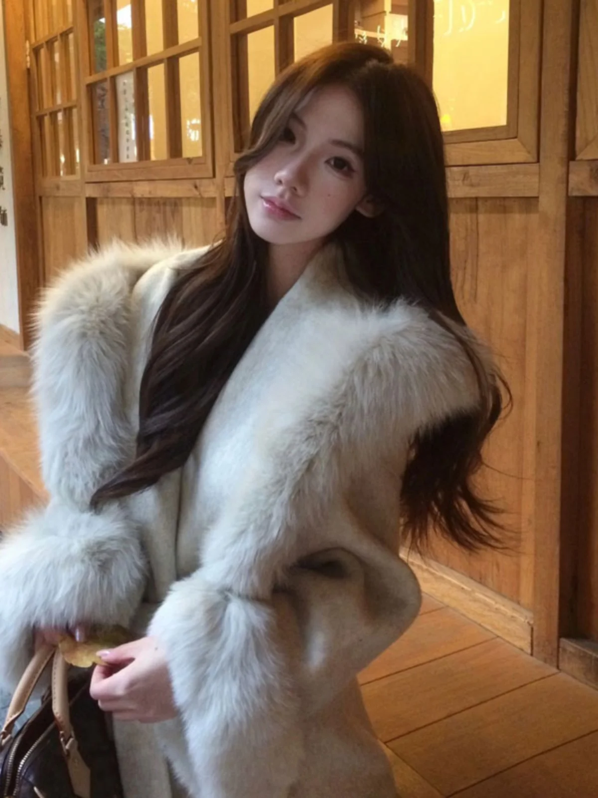 

Korean Sle Faionable Woolen Coat Medium Length ular New Arrival Spring 2026 Early Spring New Design Women's Jaet