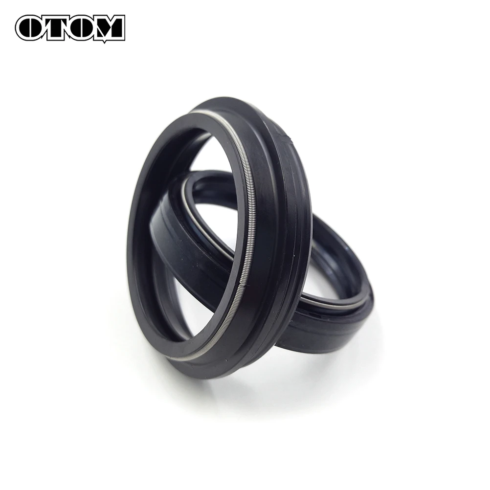 OTOM Fork Oil Seal Dust Seal Motorcycle WP48 Rubber O-Ring For KTM HUSQVARNA EXC SXF XS XC XCW FC TC TE 125 250 350 450 500 990