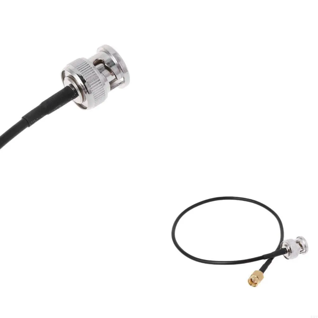 E1PF BNC Male To SMA Male Plug RG174 Connector Cable RF Coaxial Assembly Adapter