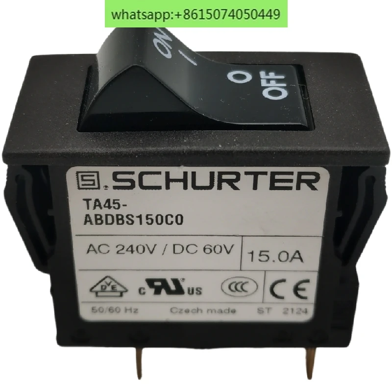 

SCHURTER circuit breaker TA45-ABDBS150C0/ABDBL150C0 AC240V/DC60V 15A