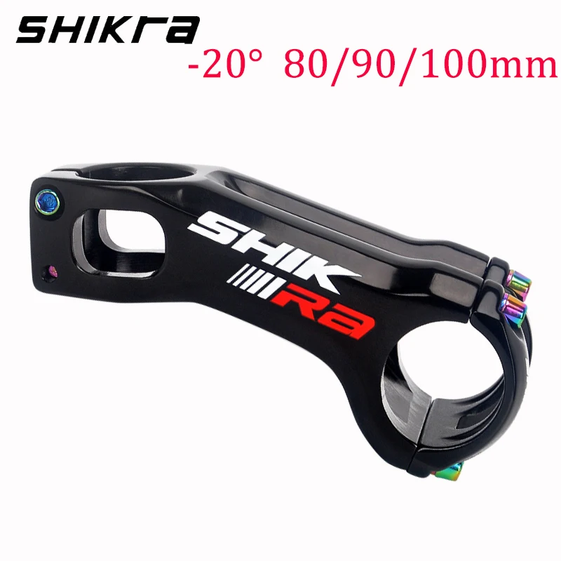 Shikra Mtb Stem Negative Table 20° Mountain Bike 31.8 Cnc Bicycle Bridge 80 90 100Mm Downhill Handlebar Riser Advance Tee Power