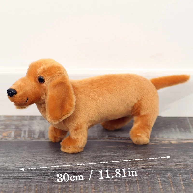 Hallowen Simulation Sausage Dog Plush Toy Cute Soft Stuffed Animals Dachshund Dog Doll Funny Home Party Decor Kids Birthday Gift