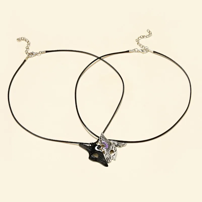 2Pcs Friendship Kindred Eternal Hunter Pendant Necklace Meaningful Jewelry Chain Puzzle Couples Necklace Valentine's Gift