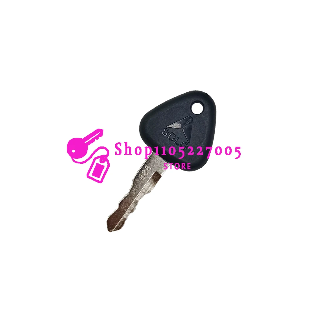 20/10/5/1PCS Number 888 Keys for SDLG 55 60 75 135 205 215 360 Excavator Lgnition Ignition Start Key Door Lock Key