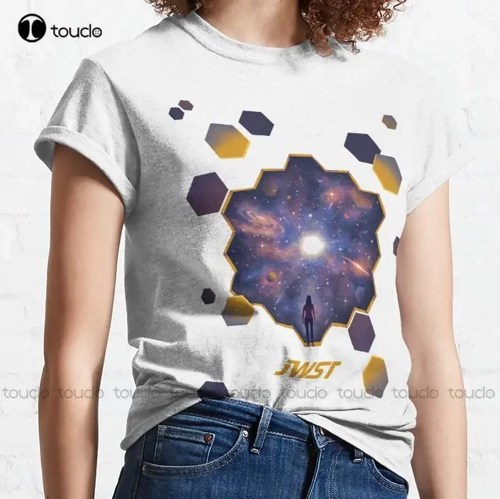 James Webb Space Telescope Artwork V2 Classic T-Shirt Couple Shirts Outdoor Simple Vintag Casual T Shirts Fashion Tshirt Summer