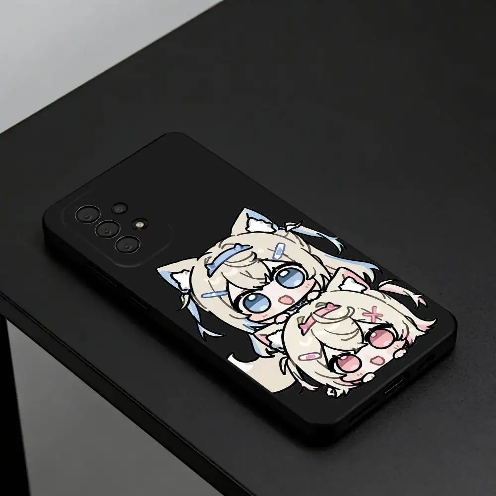 Fuwawa Abyssgard  Phone Case For Samsung S26,S25,S24,S23,S22,Plus, Soft Silicone Black Cover