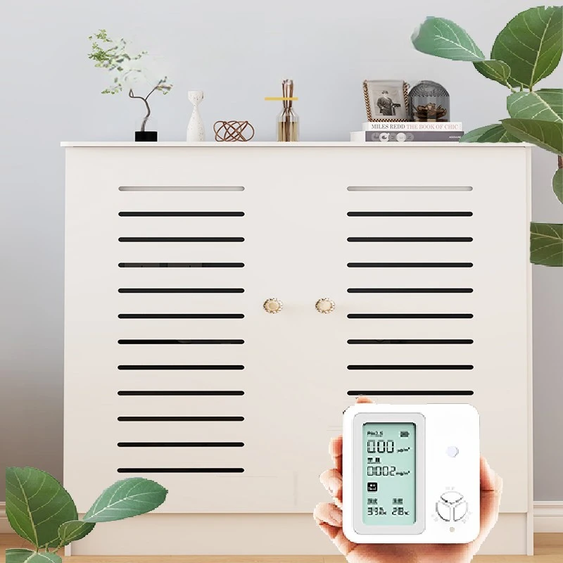 Smart Cable Storage Cabinet WiFi Router Organizer Set-Top Box Cover Ventilated Wall Rack for Living Room Media Management