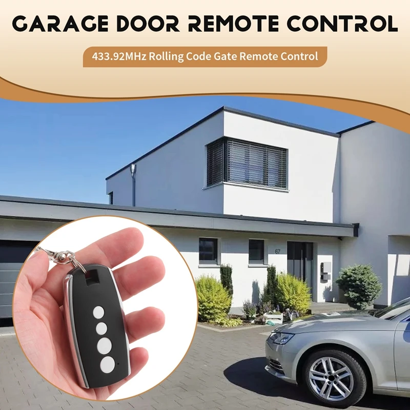 For KING GATES STYLO2K Garage Door Remote Control 433.92Mhz Rolling Code Gate Remote Control Hand Transmitter