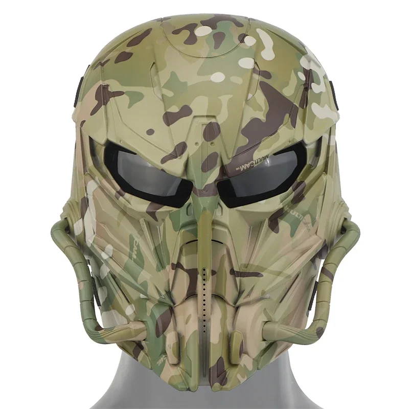 ZXYHFE Tactical Hunting Chastener Full Face Mask CS Safety Paintball Accessories Shooting Protective Airsoft Sports Equipment