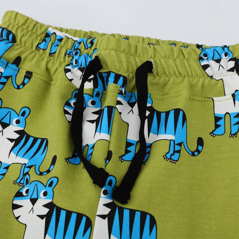 

25Spring and Autumn Children's Sweatshirt Set Boys Pullover Two-Piece Set Wind Knitted Cotton Round Neck Children's Set In Stock