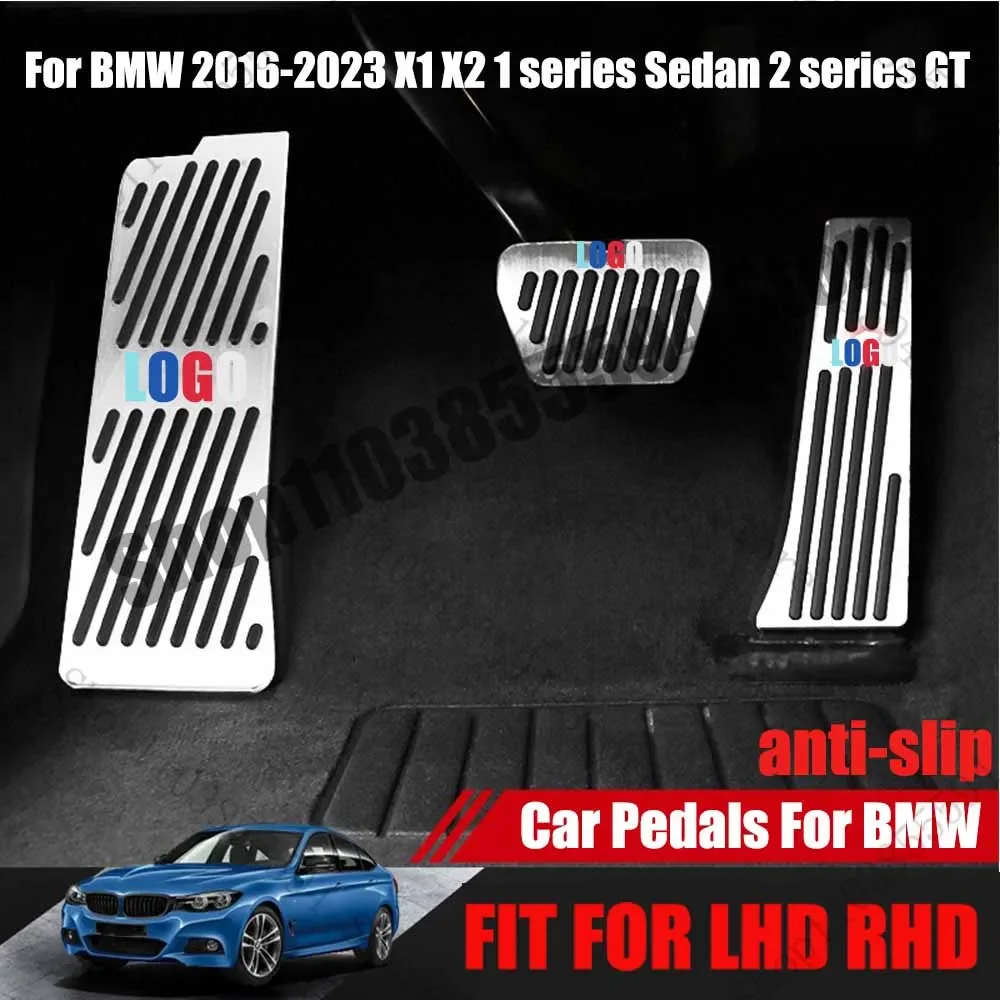 

Auto Parts For BMW 2016-2023 X1 X2 1 series Sedan 2 series GT Car Accelerator Brake Pedals Anti Slip Rest Covers Interiors