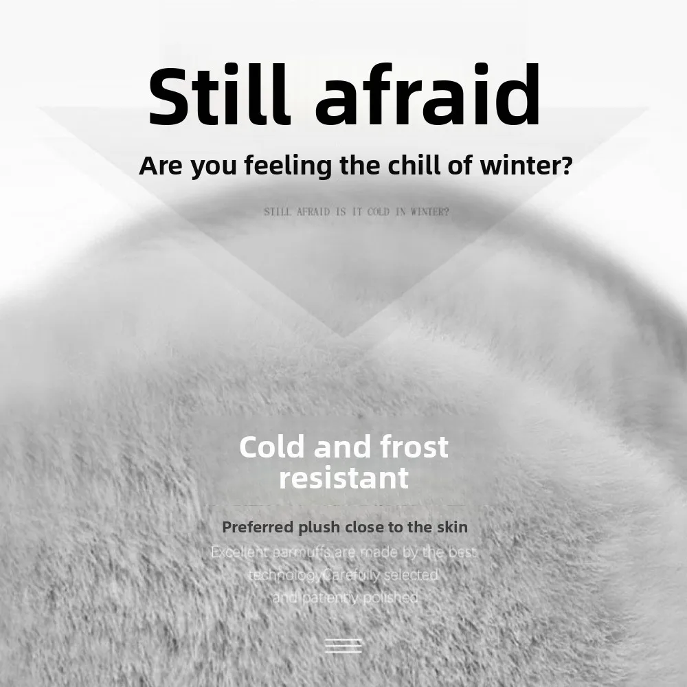 أزياء الشتاء الناعمة الأذن يفشل الصوف عارضة الدافئة Earflaps دافئ الأذن تدفئة للجنسين