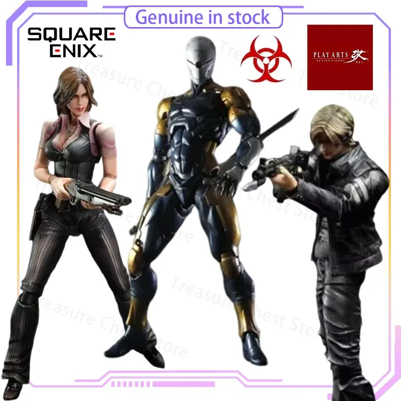Super Popular Collection Type Toy Model Holiday Gift for A Friend “Bio Ninja/Leon/Selena Harper” SQUAREENIX/PLAY ARTS Original
