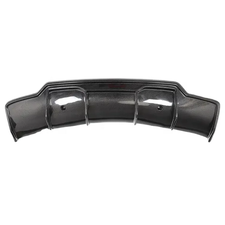 

Factory Price Carbon Fiber Rear Diffuser for Model 3 2017-2019 Rear Diffuser with Blades for Thresholds Bumper Spoiler