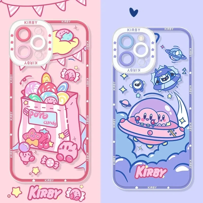 เคสลายดาว K-kirby ชัดเจนสำหรับ Xiaomi 13T 12T 12T 11T 10T 14 13 11 Lite 5G NE poco F6 X6 X3 NFC X5 X4 GT F3 M6 C65 M5S