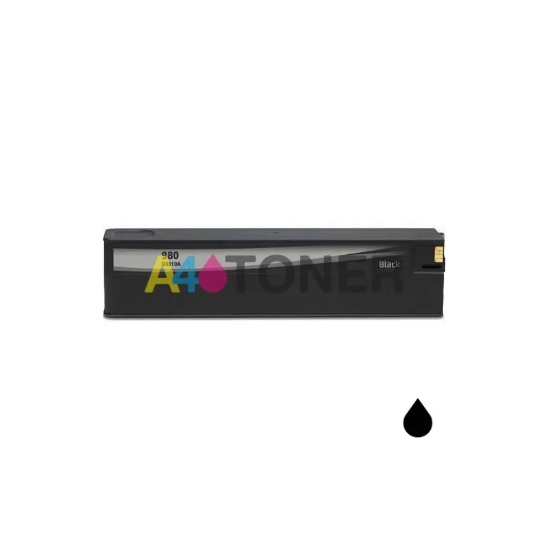 Remanufactured black HP 980XL ink cartridge compatible with HP D8J10A A4toner.com