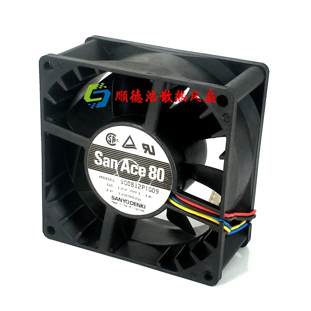 Server DC 12V 1,1A 80x80x38mm Server Square fan