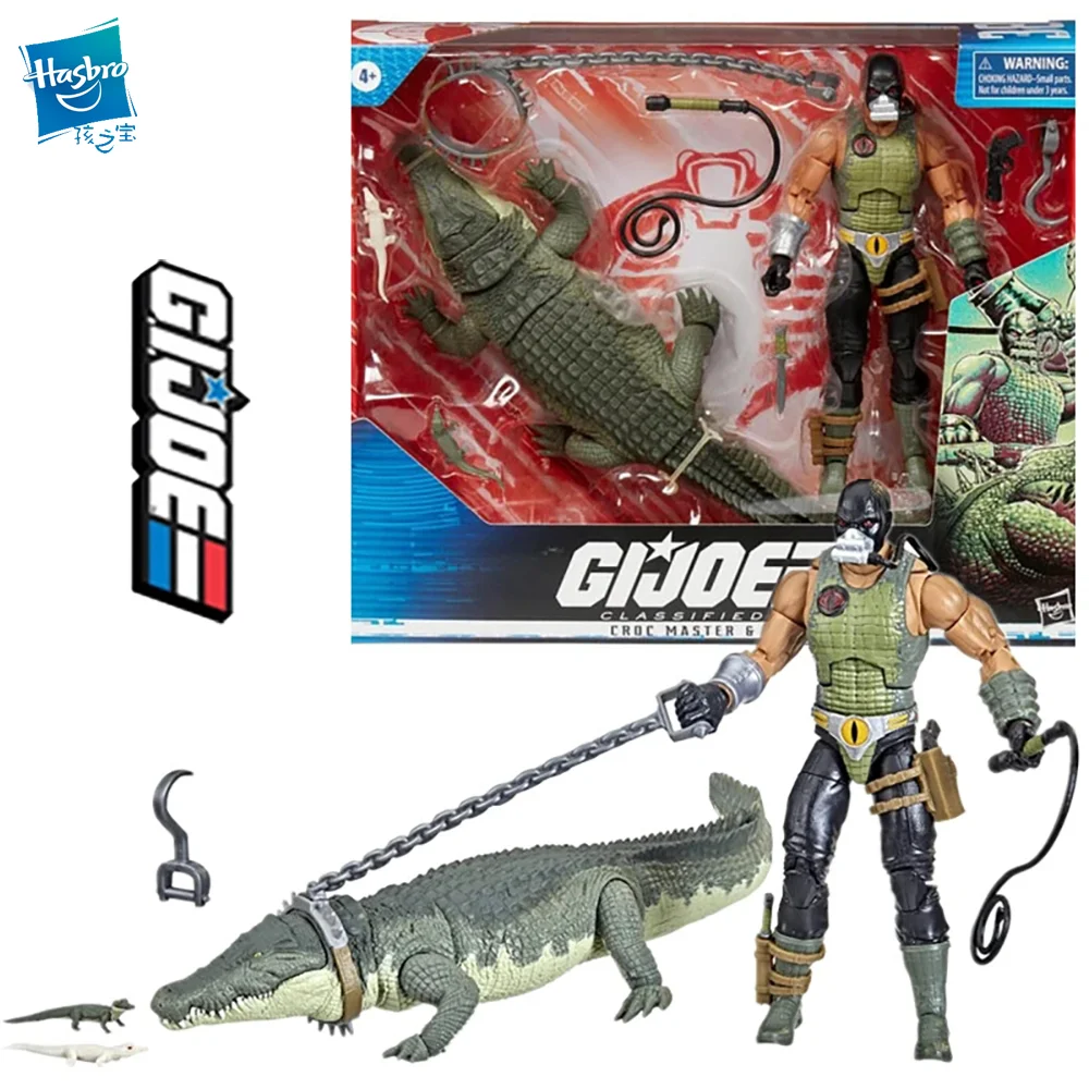 Hasbro G.I.JOE Classified Series Croc Master & Fiona With Accessories 6 Inches Action Figure Anime Model Gifts Collect ToysF4320