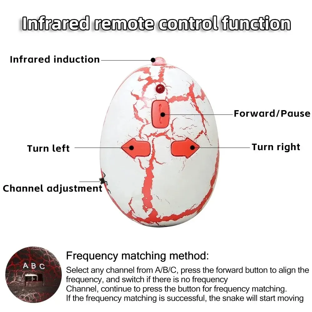 Remote Control Intelligent Induction Snake Interactive Cat Pet Toys Infrared Induction Toys Cat Accessories Pet Dog Game Toys