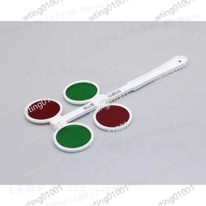 for Ophthalmic Optometry Red Green Flipper Lens High Precision Optical Instrument for Vision Testing Professional Eye Care