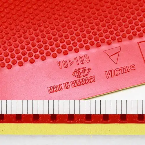 Imagen 2 del producto VICTAS V0101/102 Particículas de raqueta de goma para tenis de mesa de energía interna Goma de cubierta cruda