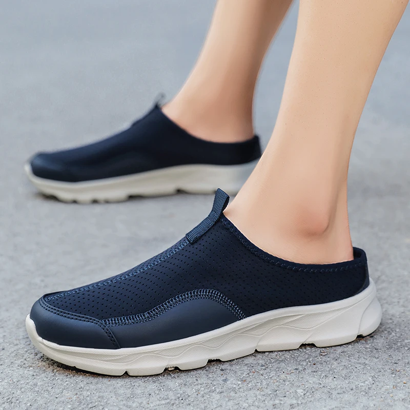 Men'S Shoes Half Cut - Sommer-Halbschuhe für Herren, Canvas-Schuhe, leichte, niedrig