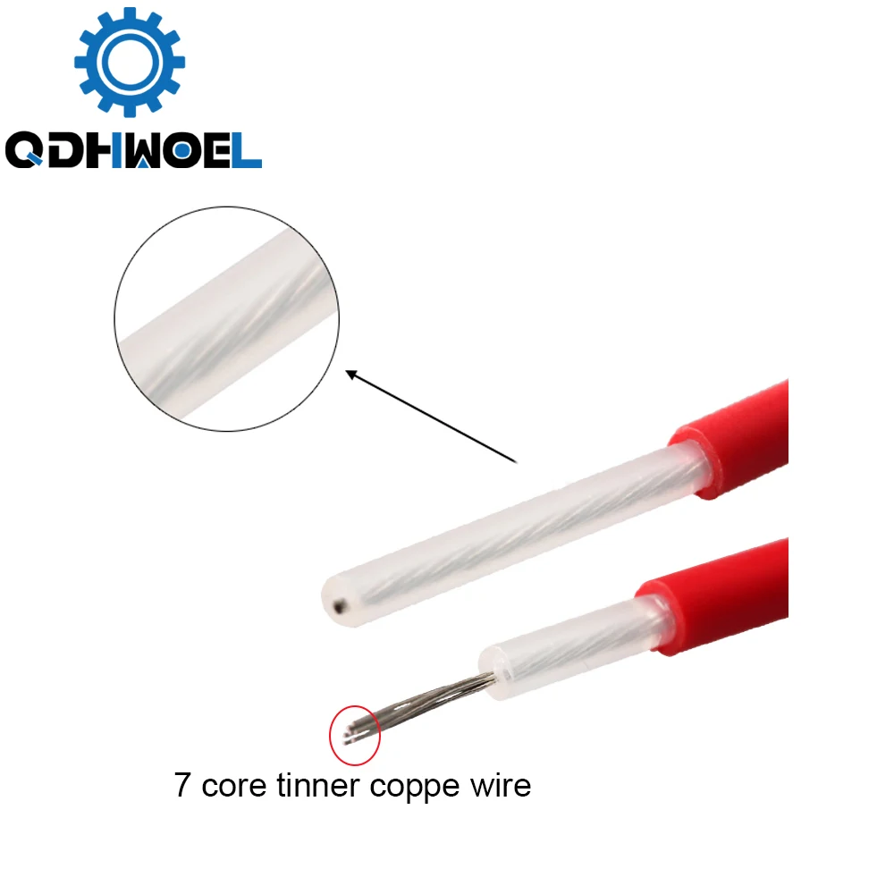 QDHWOEL 3 Meters High voltage Cable for CO2 Laser Power Supply and Laser Tube Laser Engraving and Cutting Machine