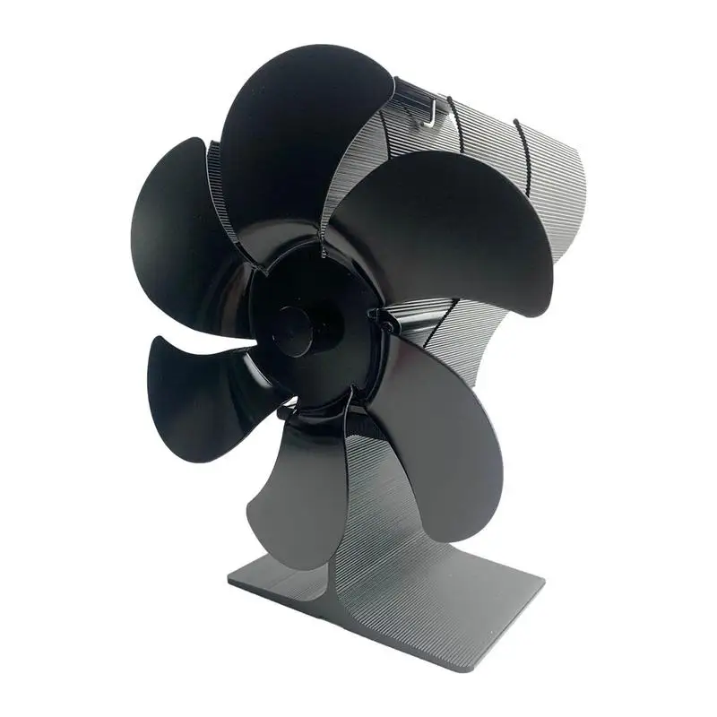 Heat Powered Stove Fan 6 Leaves Thermoelectric Heat Powered Fan Quiet Non Electric Thermoelectric Wood Stove Fan