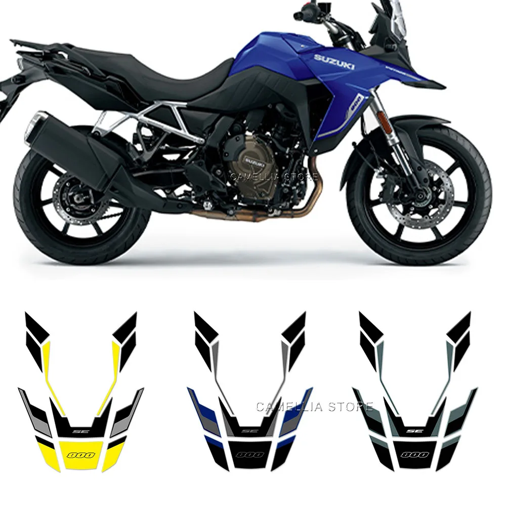 Motorcycle Sticker 3D Epoxy Resin Waterproof Motorcycle Fuel Tank Floor Protection Sticker for Suzuki V-Strom 800SE 2023