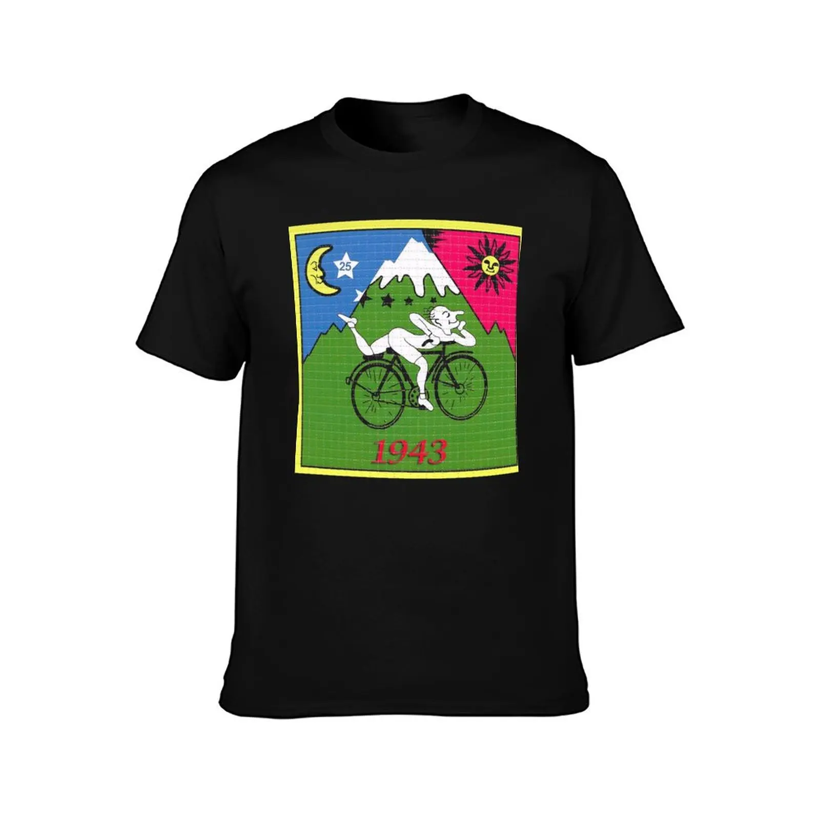 Lsd albert hofmann bicycle day T-Shirt anime shirt vintage t shirts plus size clothes Louboutins mens plain t shirts
