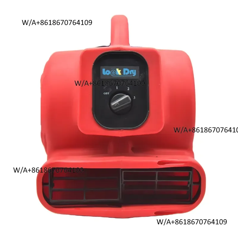 2026 High Pressure 720cfm Axial Air Mover Multidrying Floor Blower Fan 220V Customizable Electric 50Hz Plastic